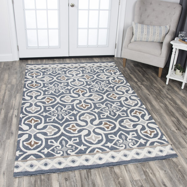 Nordmeyer HandTufted Blue/Gray Area Rug & Reviews Birch Lane